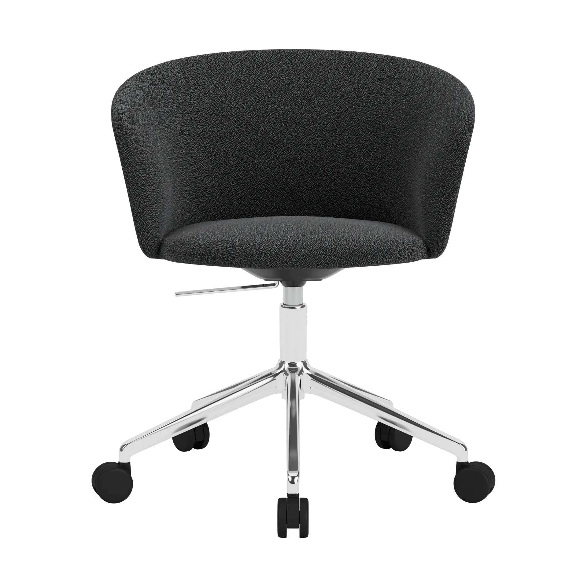 Hem Chaise de bureau Kendo Swivel à 5 roulettes Graphite-polished aluminium