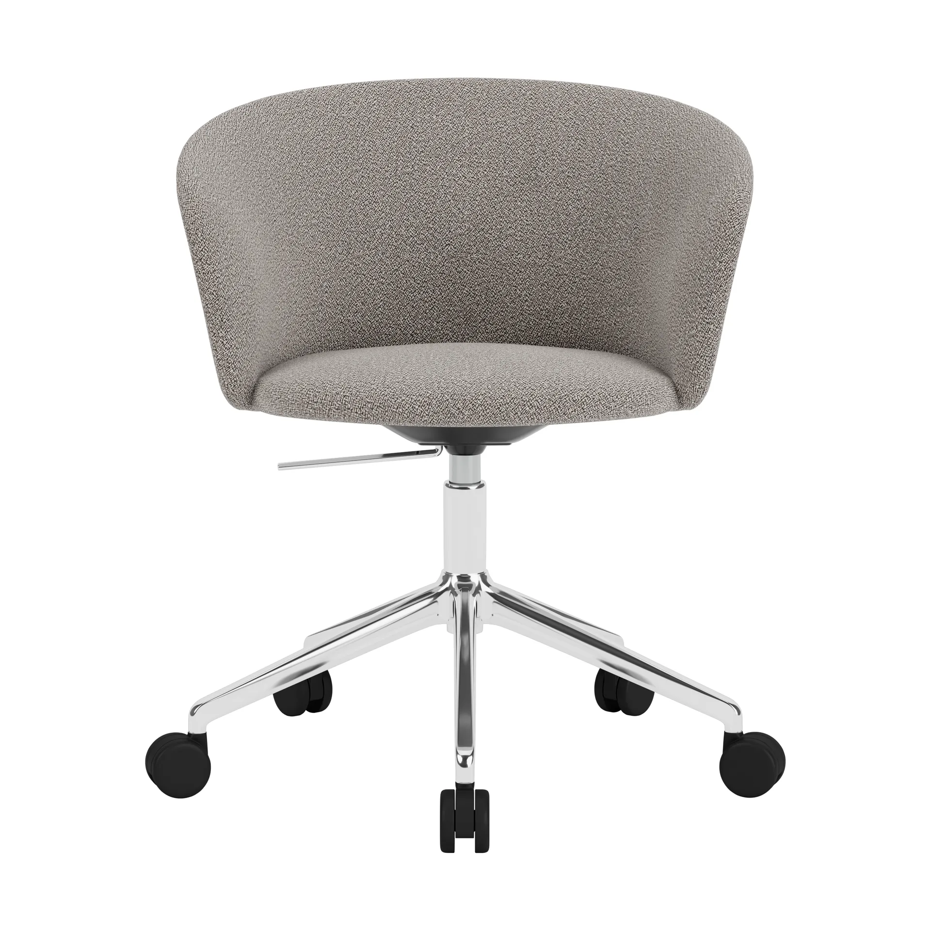 Hem Chaise de bureau Kendo Swivel à 5 roulettes Porcelain-polished aluminium