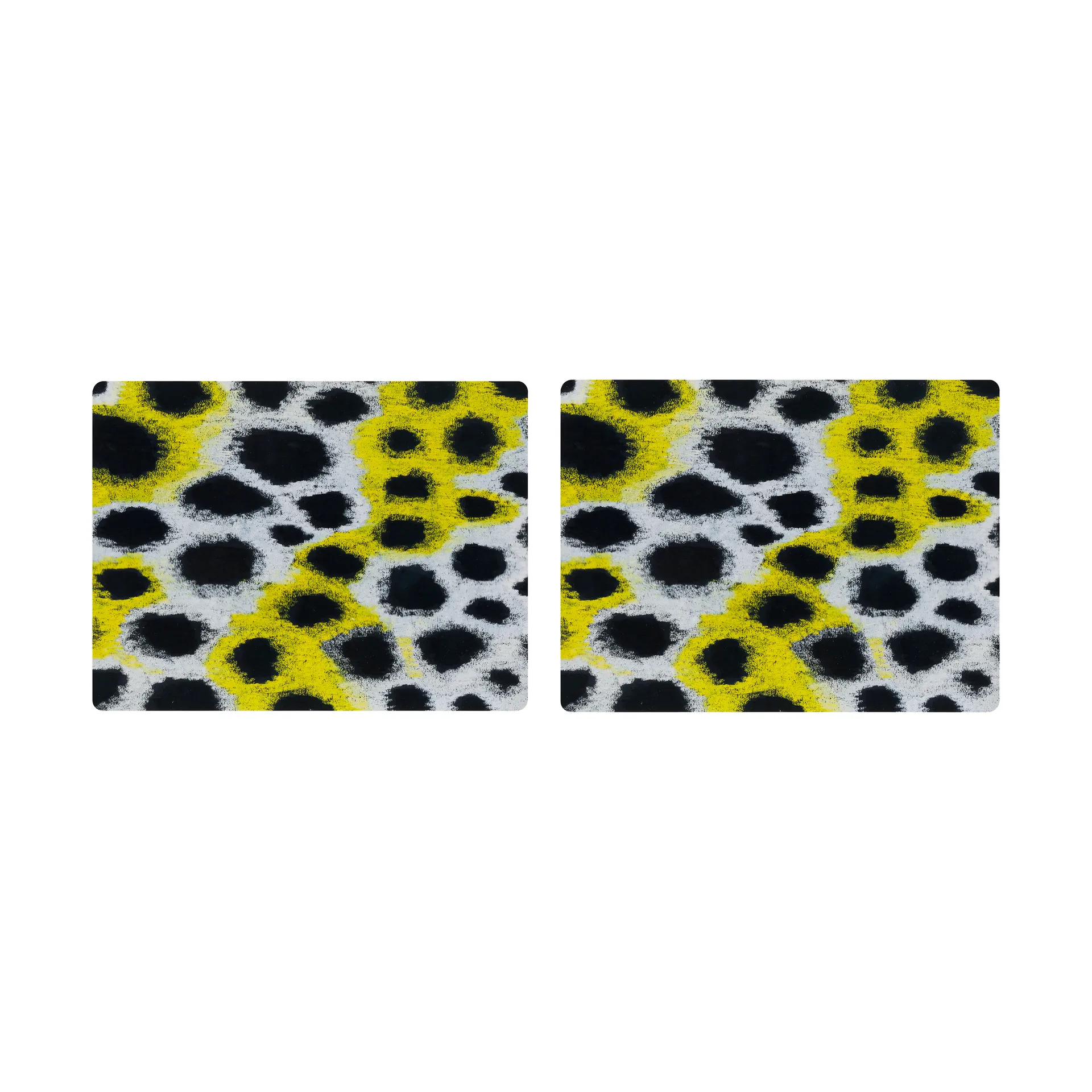 Hem Lot de 2 sets de table Monster cm White-yellow-black