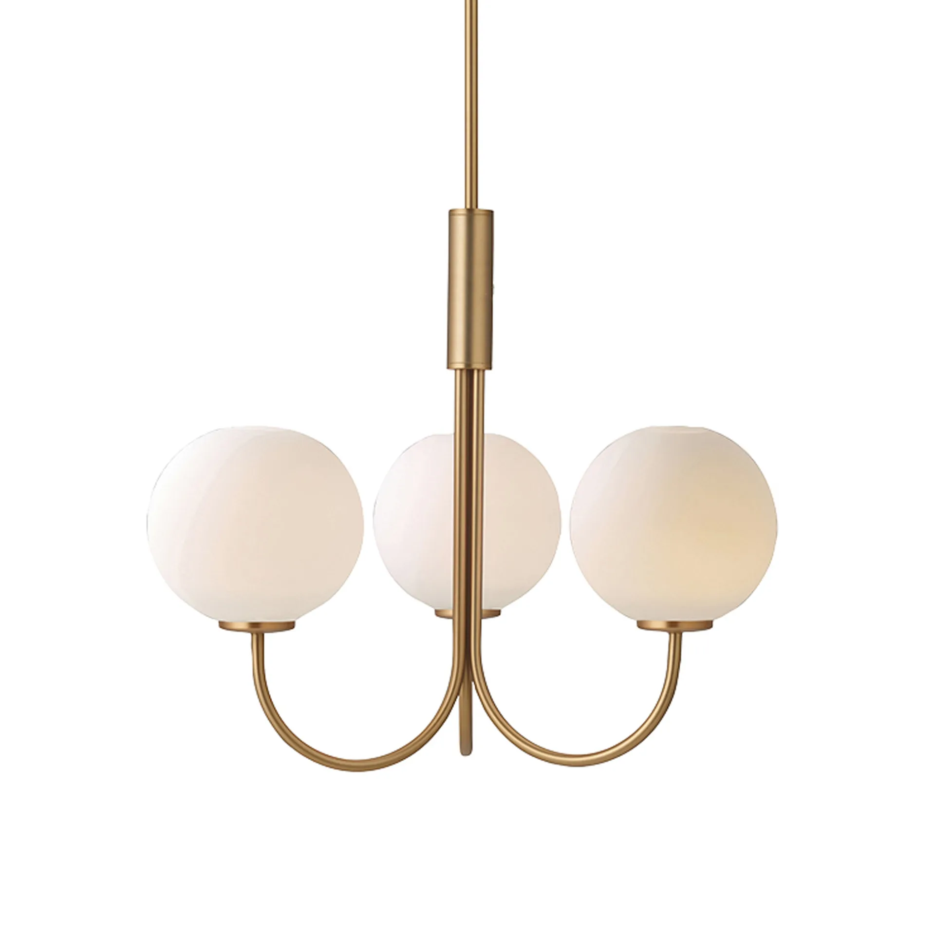 Ballon Lysekrone Brass - Herstal - Stue - Moderne - Glas - Med flere lyskilder