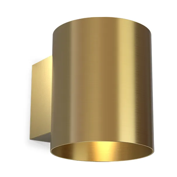 Evoke væglampe, IP44, 12 cm, messing - Herstal - Stue - Metal