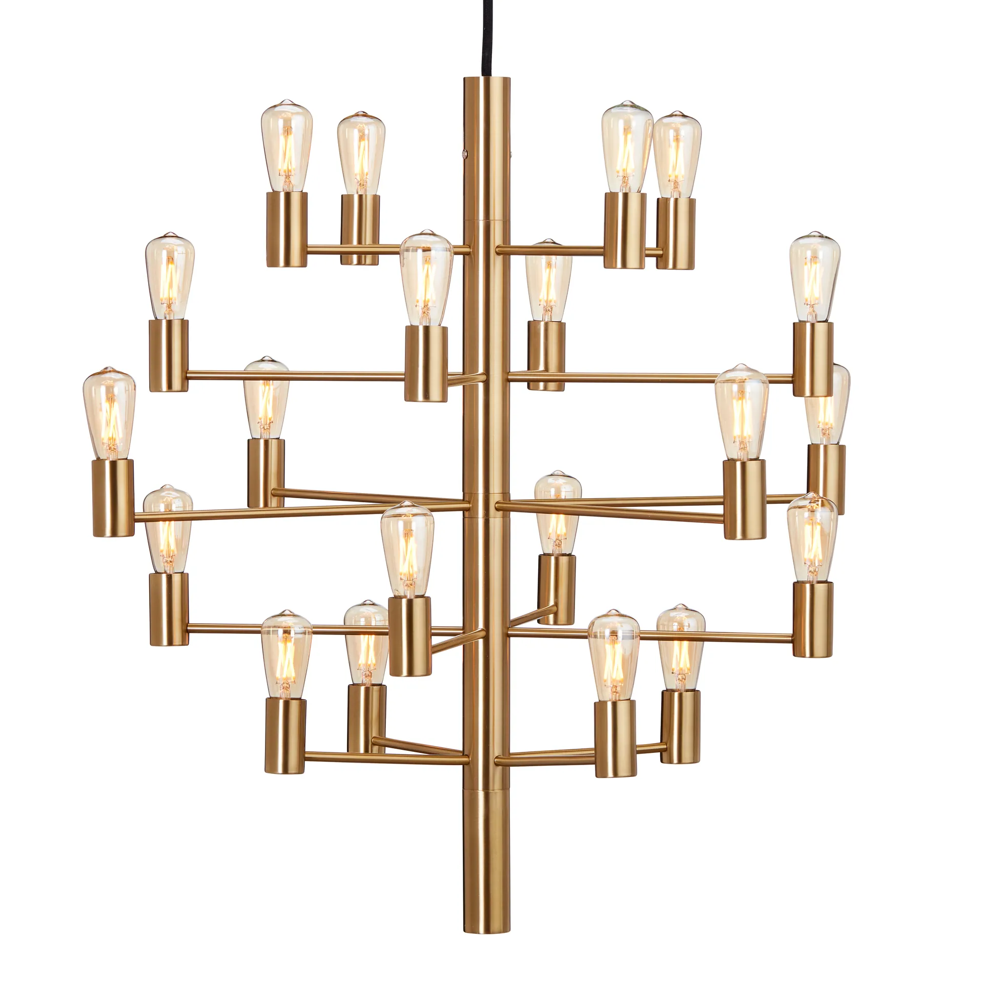 Herstal Manola 20 lysekrone Satin brass