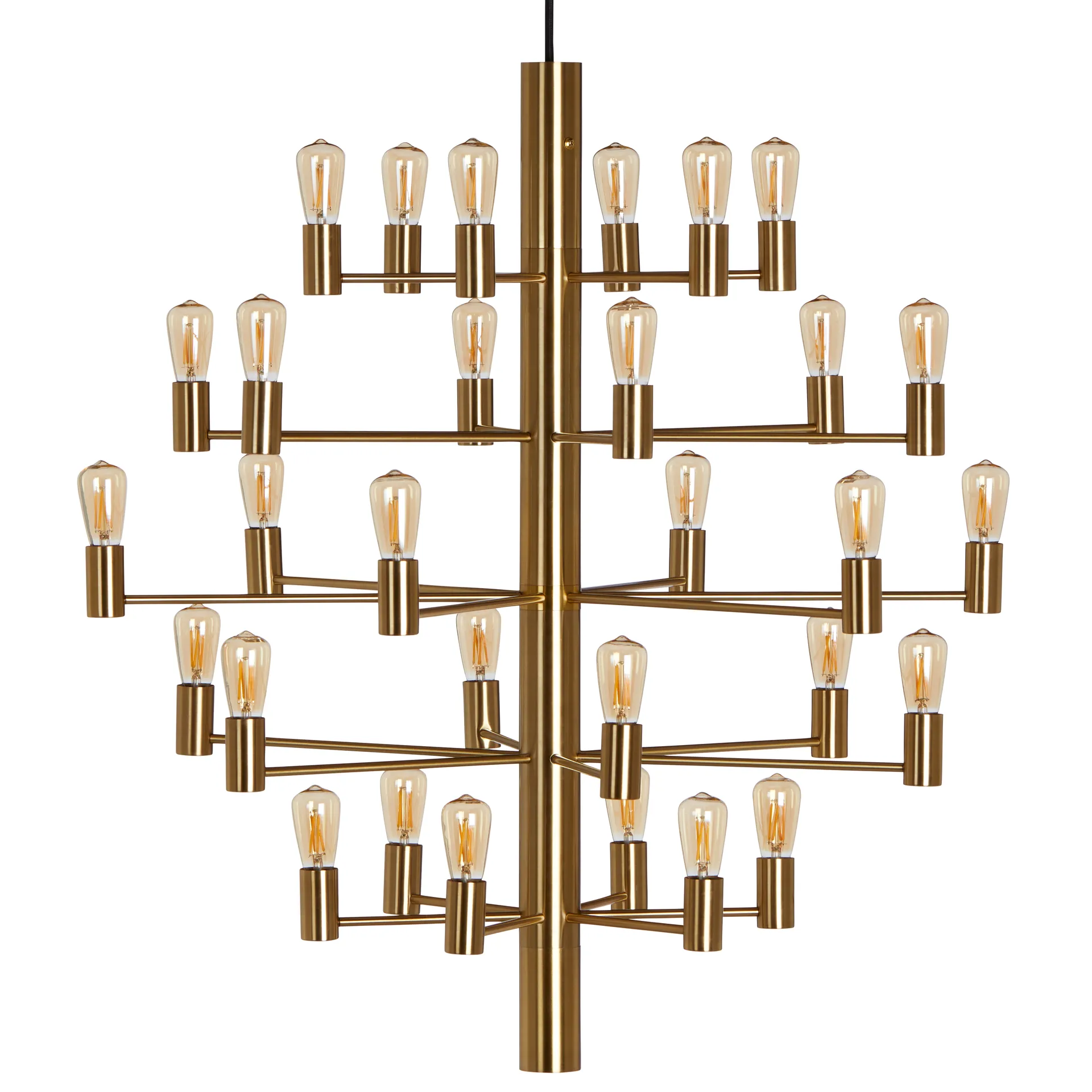 Manola 30 Lysekrone Satin Brass - Herstal - Spisestue - Metal