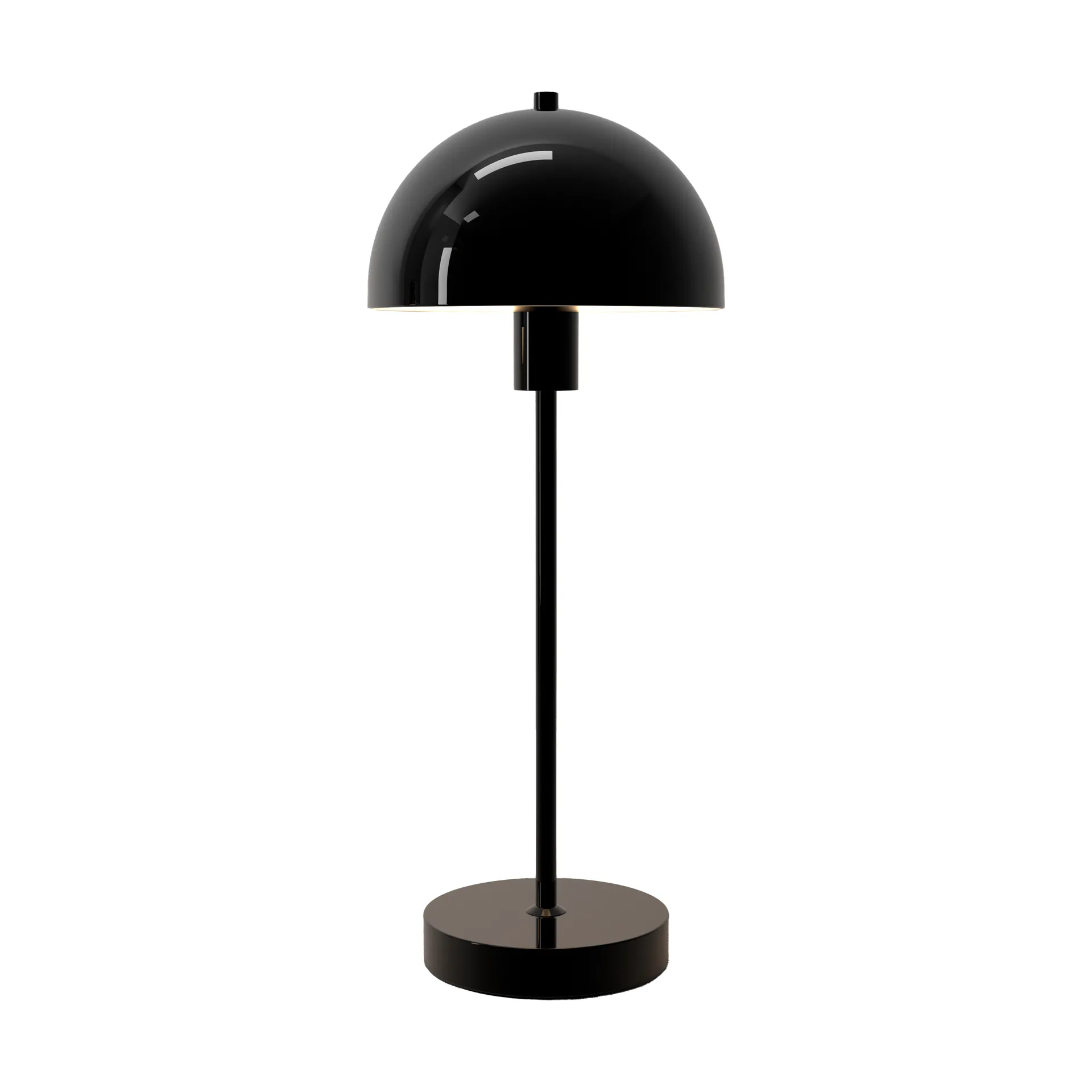 Vienda Bordlampe Glossy Black - Herstal - Soveværelse - Metal