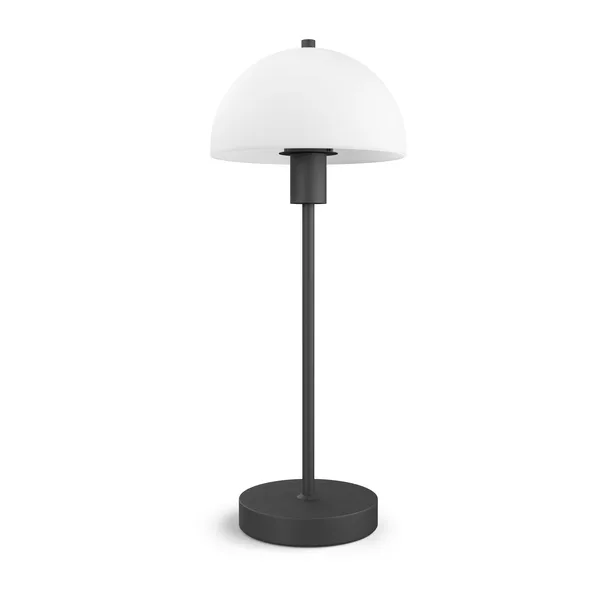 Vienda bordslampa 50 cm, Svart-opalglas