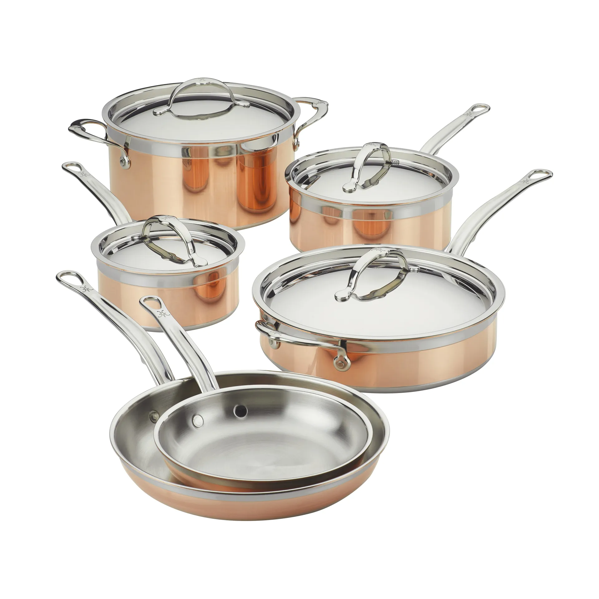 Hestan Hestan Copperbond gryde- og stegepandesæt 10 dele