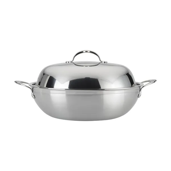 Hestan Probond wok med lock 36 cm, Rostfritt stål