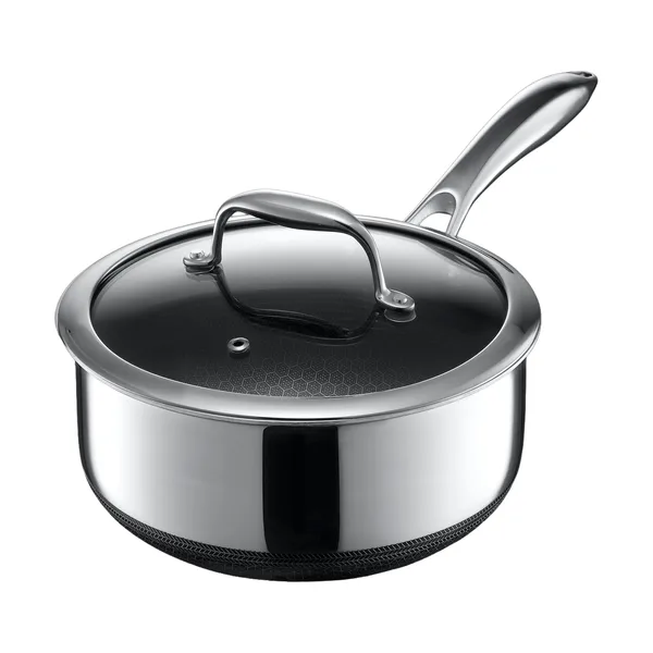 Hexclad gryta med lock hybrid, 2,8 L