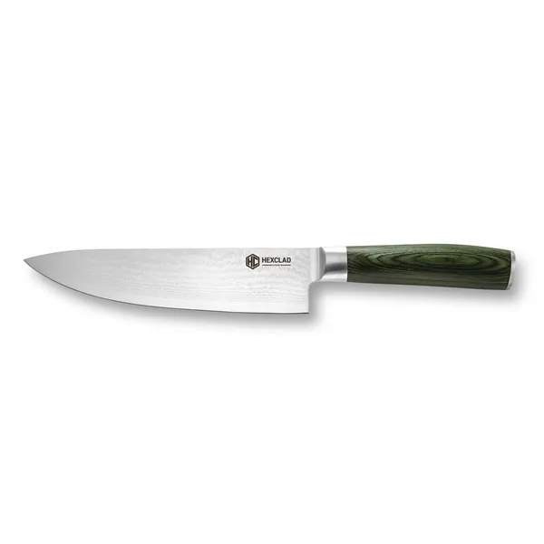 Hexclad kockkniv 67-lager Damaskus 20 cm