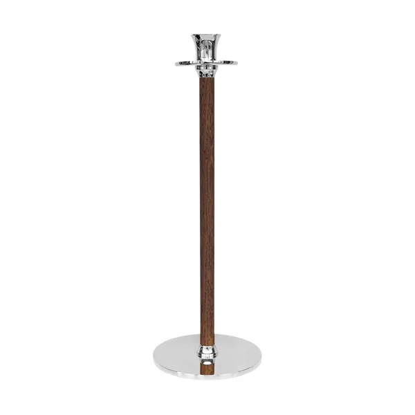Alto Basso ljusstake 30 cm, Förnicklad mässing