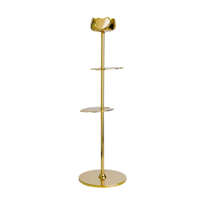 Hilke Collection Ninfea Alta lysestage 30 cm Messing