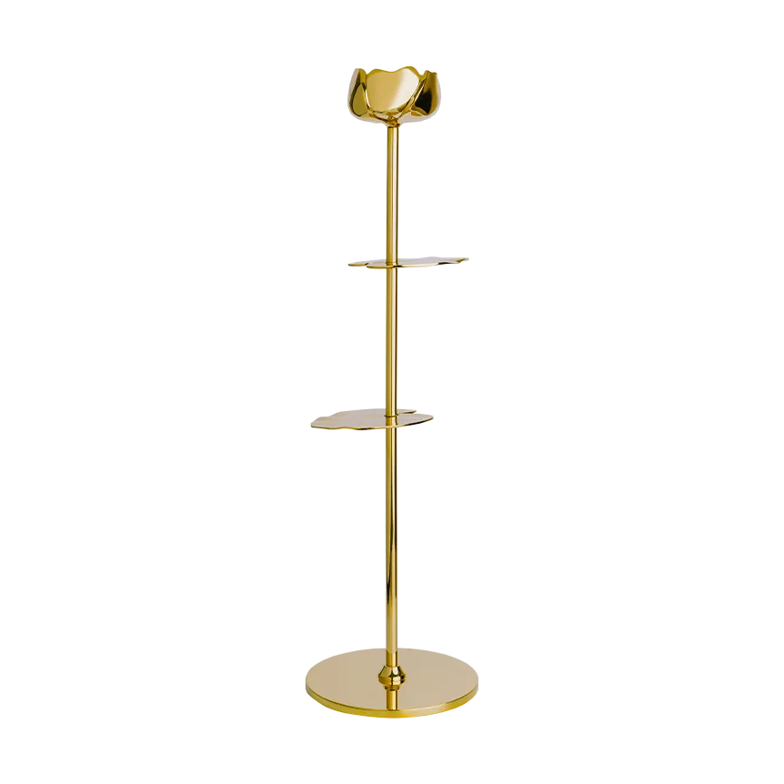 Hilke Collection Ninfea Alta lysestage 35 cm Messing