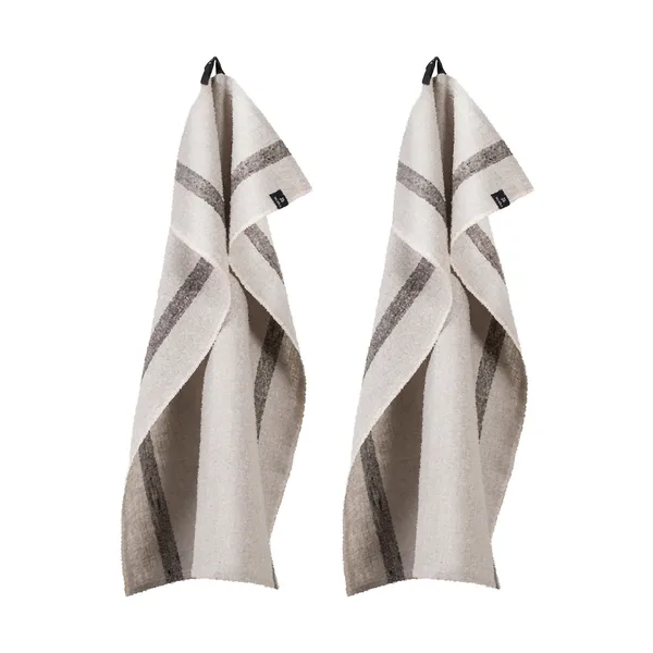 Nelly kökshandduk 50x70 cm 2-pack, Ash