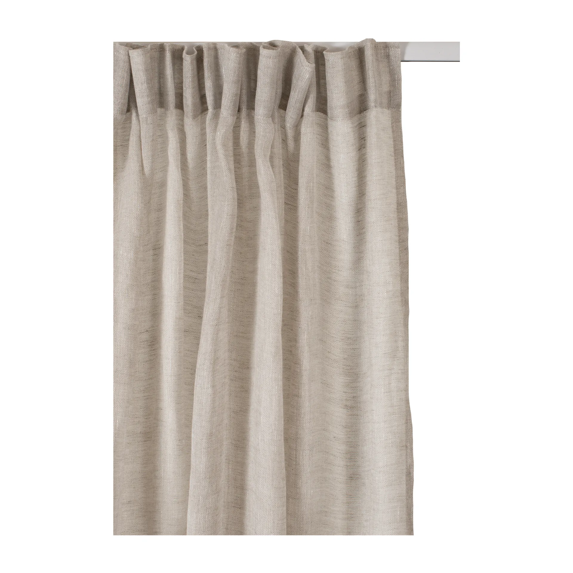 Himla Rideau avec bande de pliage Skylight cm Oatmeal