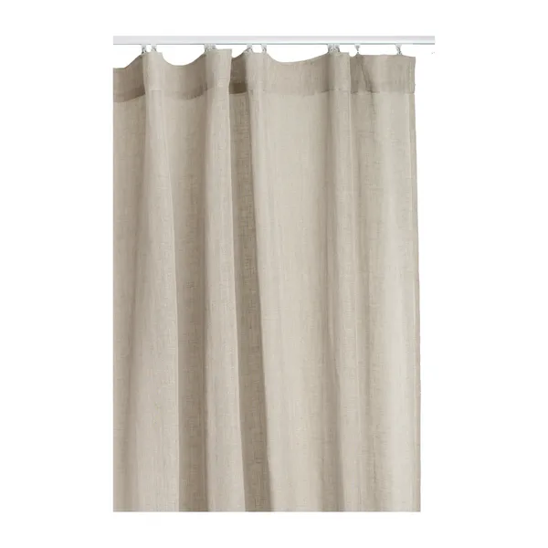 Sirocco gardin med veckband 270x250 cm, Natur