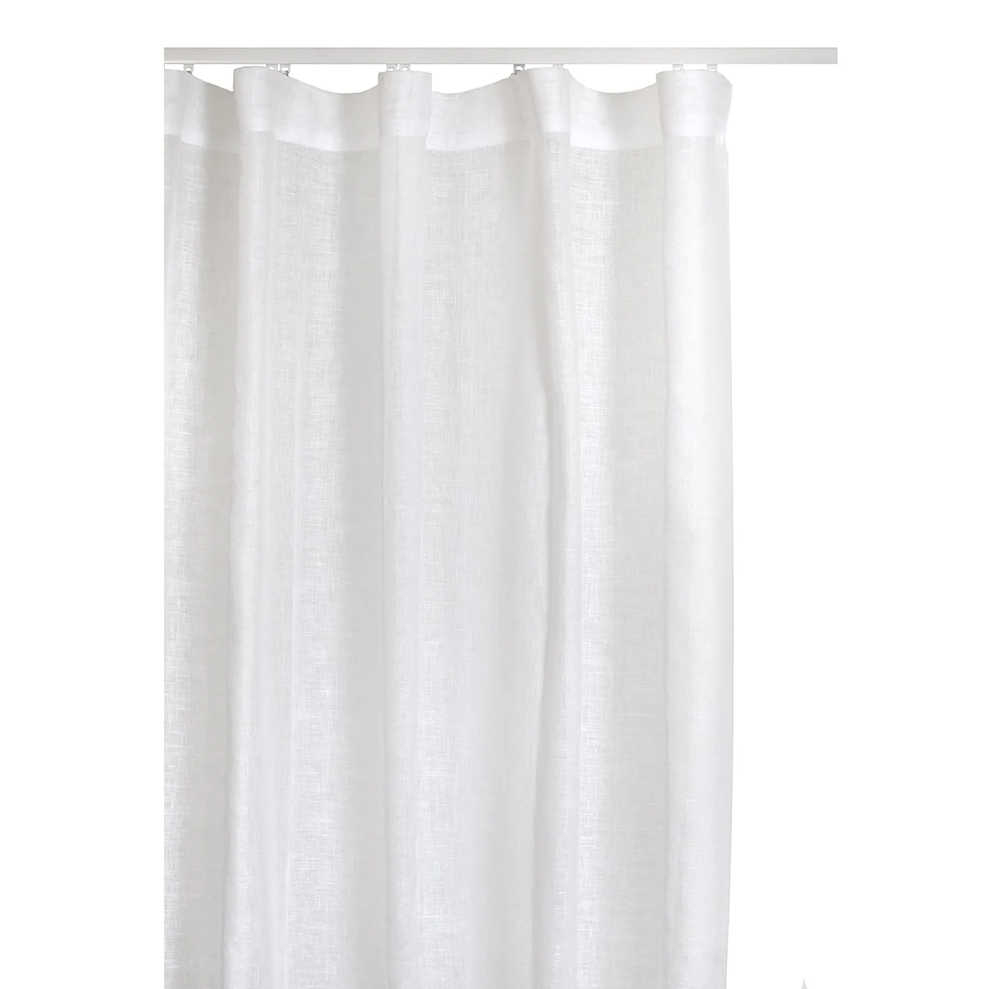 Himla Skylight gardin med rynkebånd 140x290 cm Hvid
