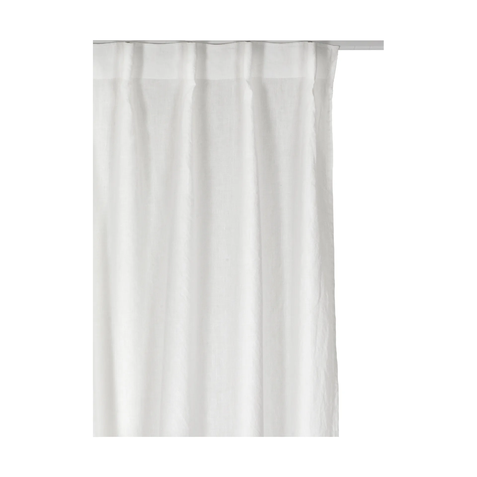 Himla Sunrise gardin med rynkebånd 140x250 cm White
