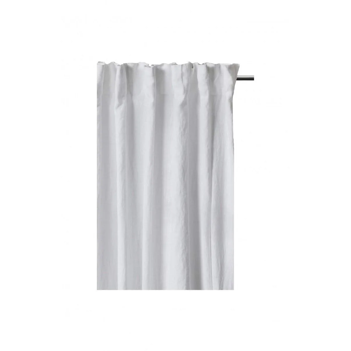 Himla Sunshine gardin med rynkebånd 140x250 cm Hvid