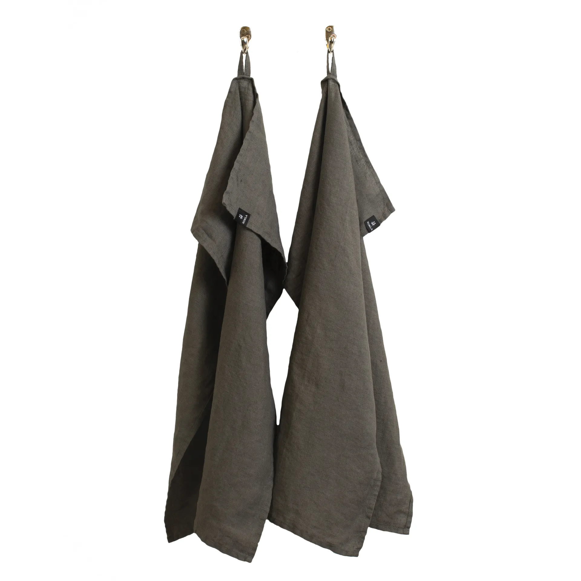 Himla Sunshine viskestykke 2-pak Charcoal (mørkegrå)