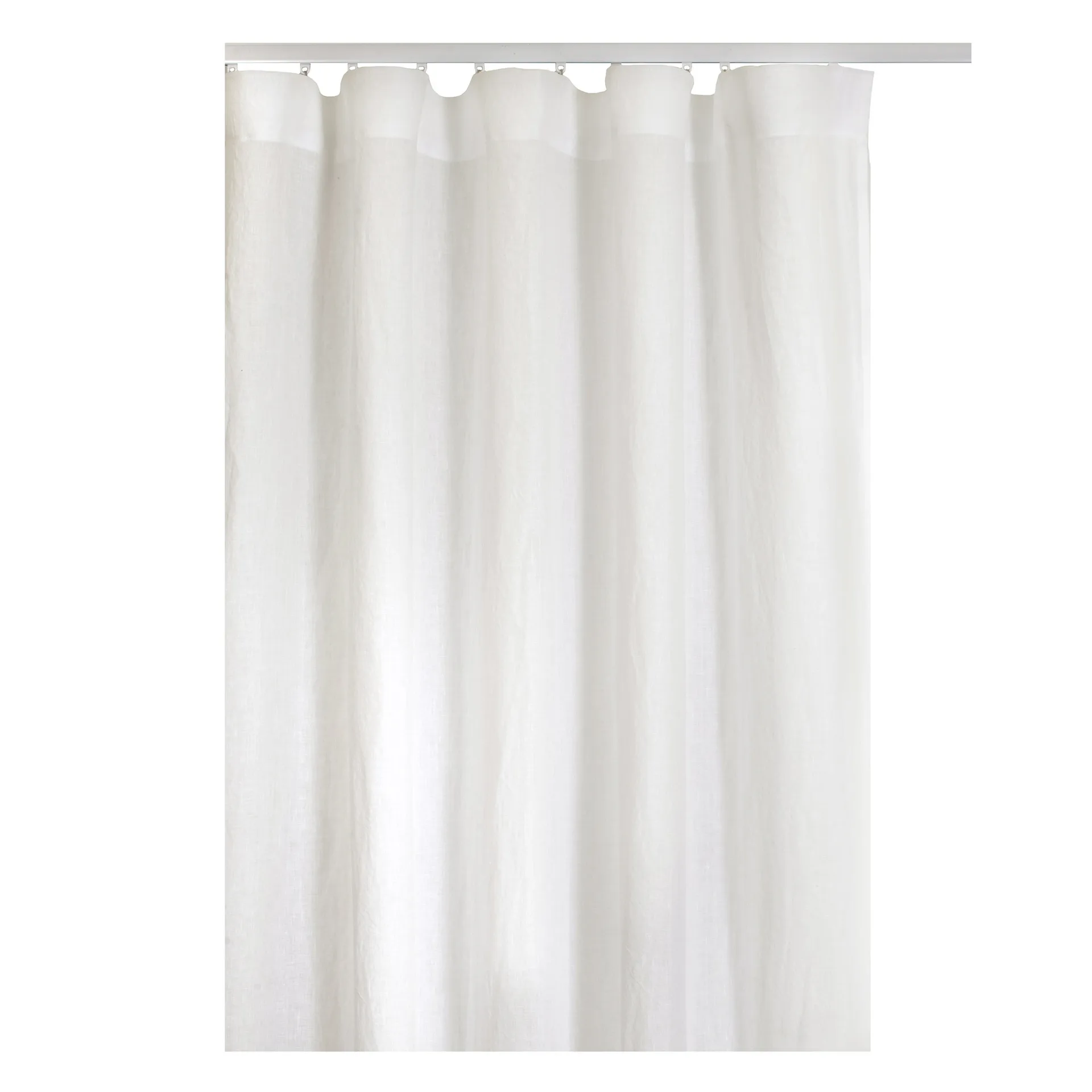 Himla Twilight gardin med rynkebånd 280x290 cm Offwhite