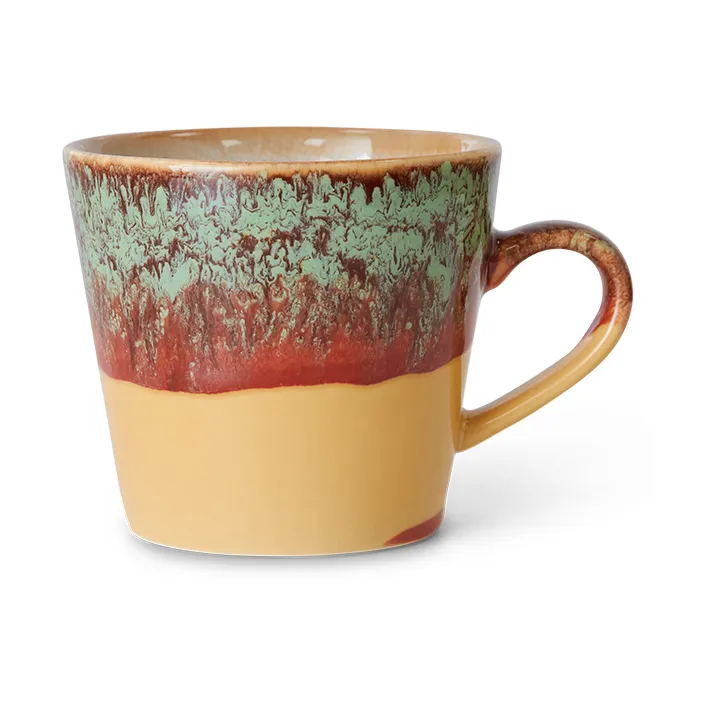 HKliving 70's cappuccinomugg 33 cl Cove