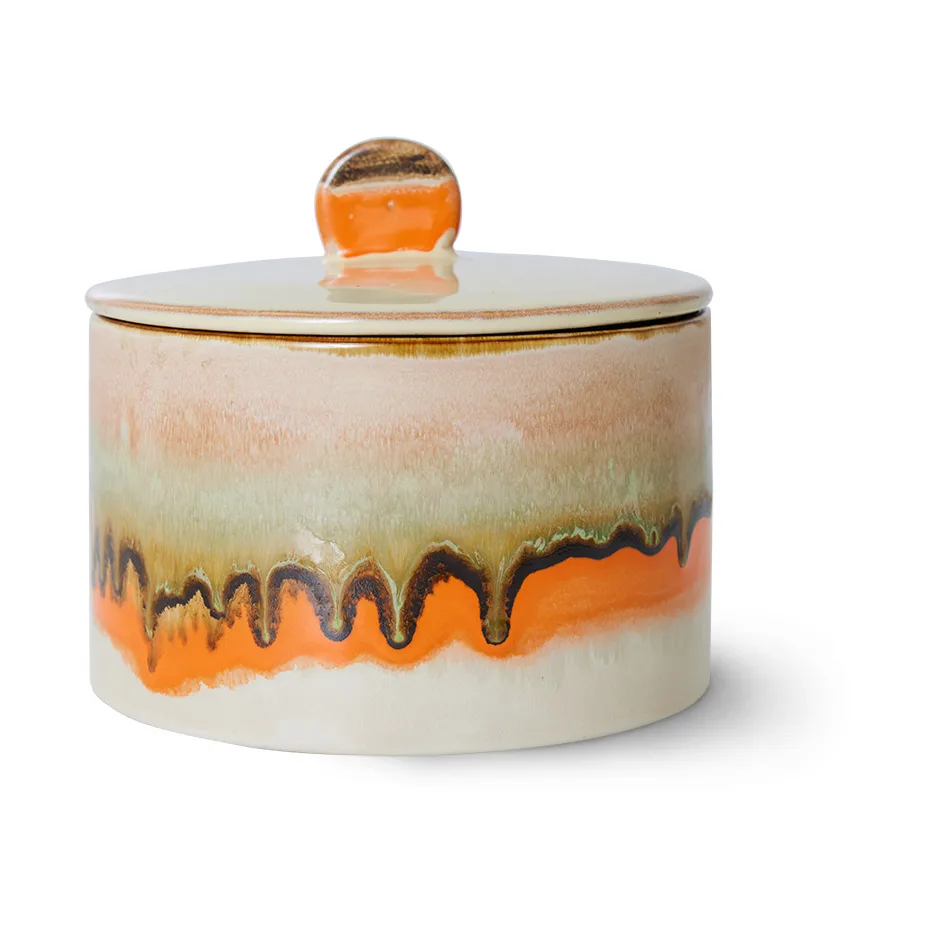 HKliving 70's cookie jar kagedåse Ø17 cm Burst