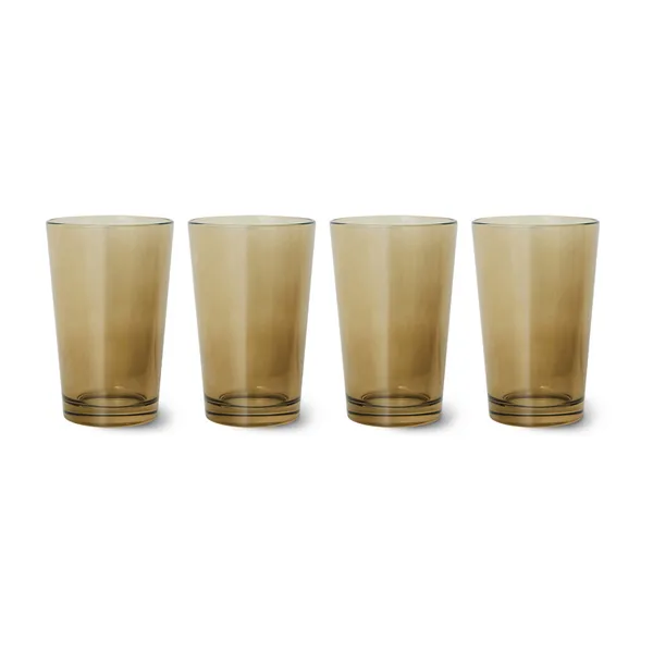70's glassware teglas 20 cl 4-pack, Mud