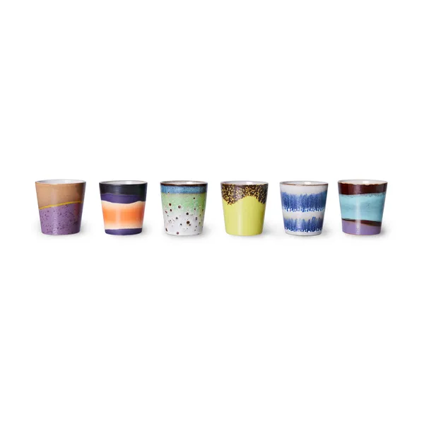 70's mugg 6-pack, Multi