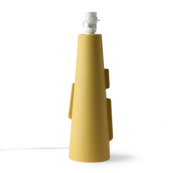 Cone lampfot S med Handtag 11x38,5 cm, Gröngul