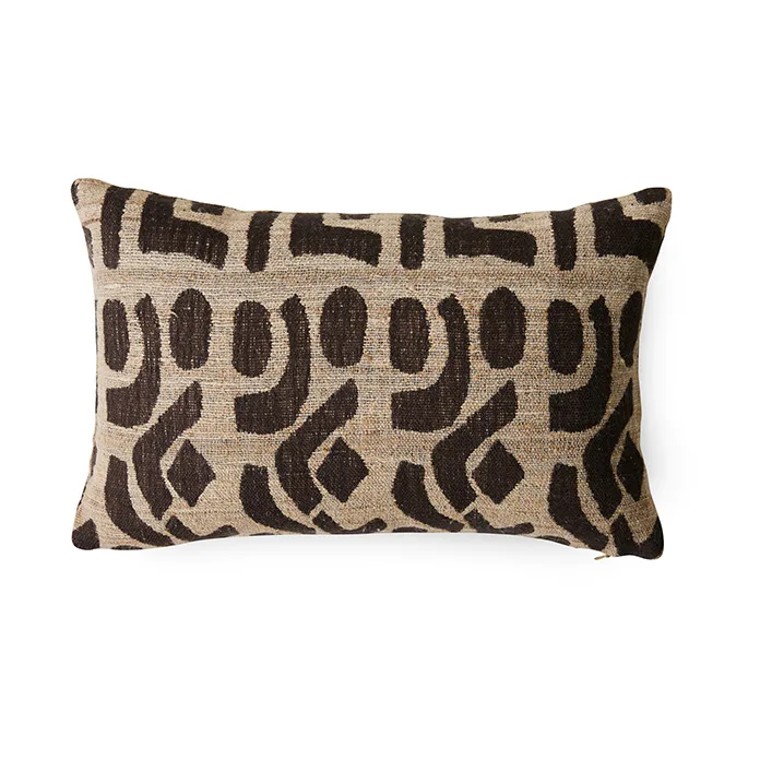 HKliving Coussin Silk25x40 cm Rustic