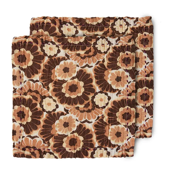 Floral bomullsservett 30x30 cm 2-pack, Vintage