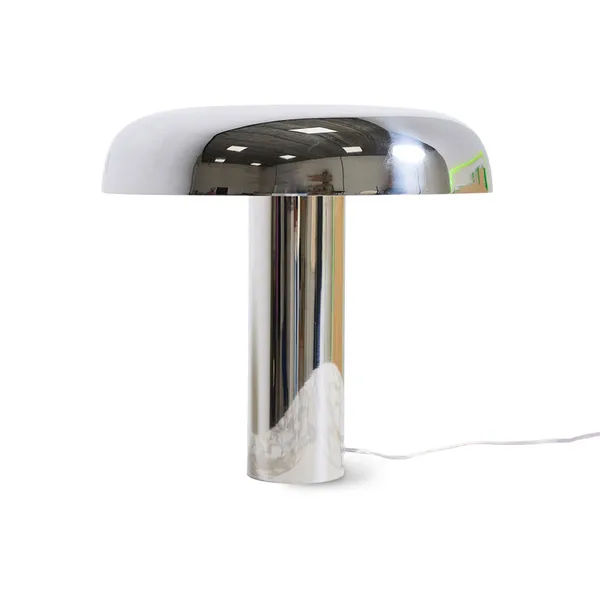 HK Living mushroom bordslampa, Chrome