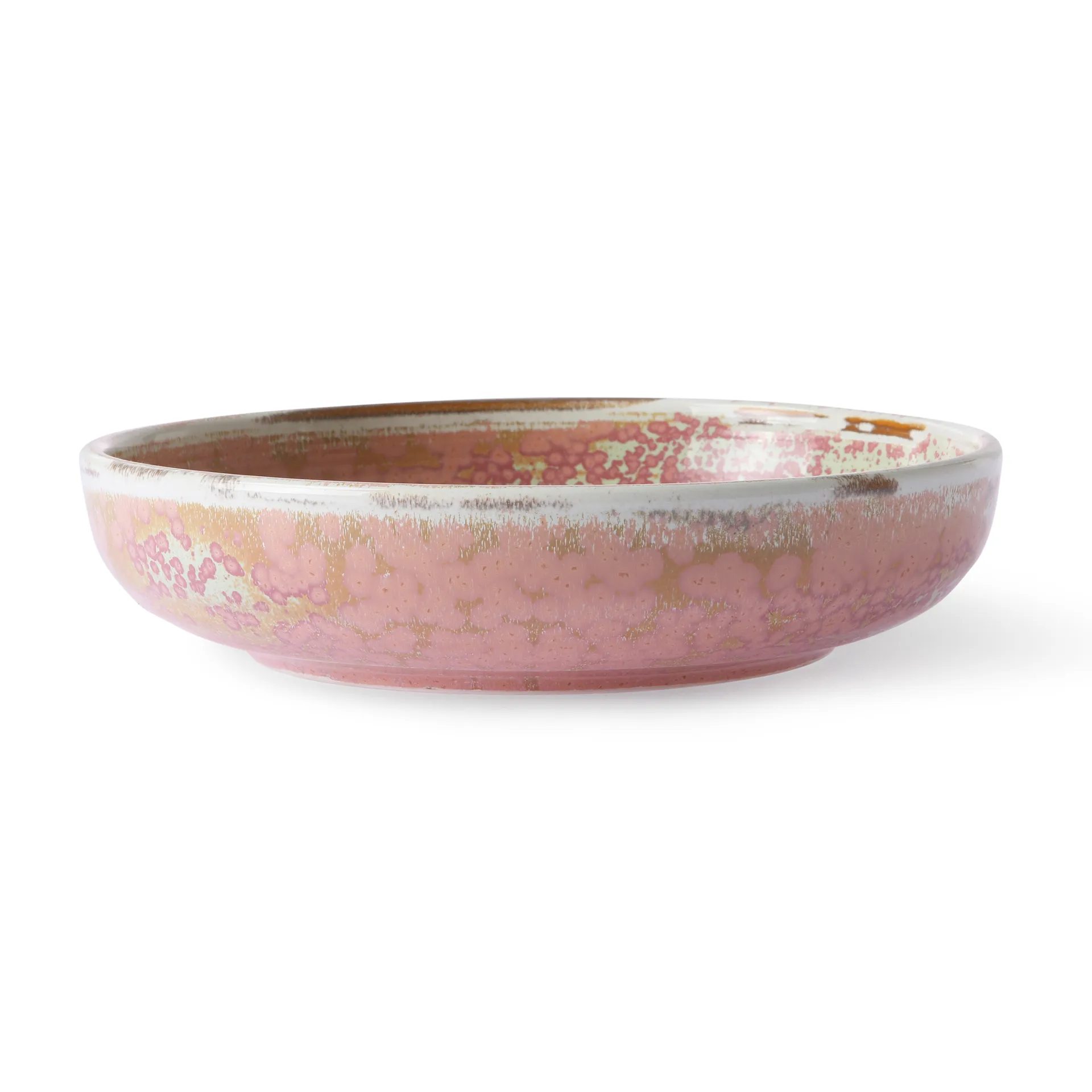 HKliving Home Chef dyb tallerken medium Ø19,3 cm Rustic pink