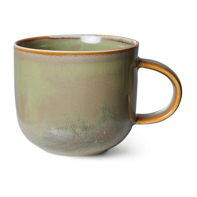 HKliving Home Chef mugg med &ouml;ra 32 cl Moss green