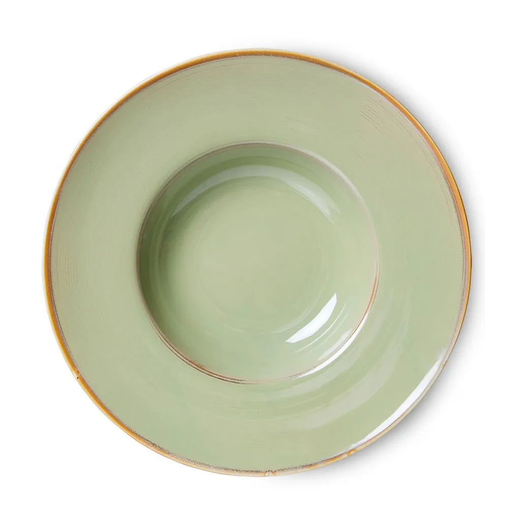 HKliving Home Chef pastabord Ø28,5 cm Moss green