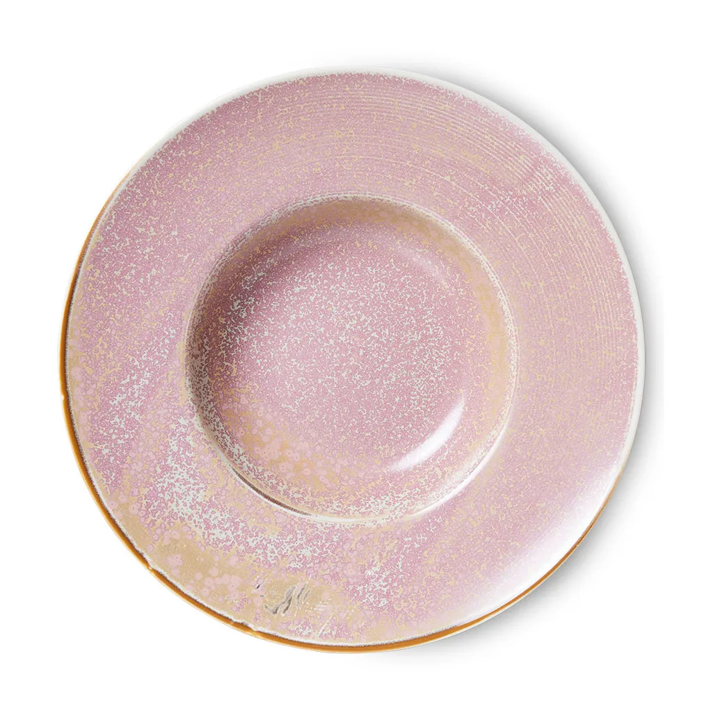 HKliving Home Chef pastatallrik &Oslash;28,5 cm Rustic pink