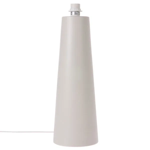 Lampfot Konformad L 18,5x55 cm, Matt mocka