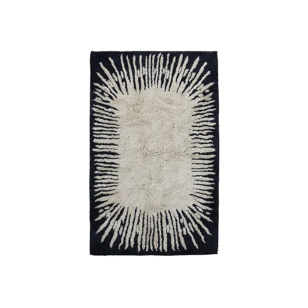 Monochrome badrumsmatta 75x120 cm, Svart
