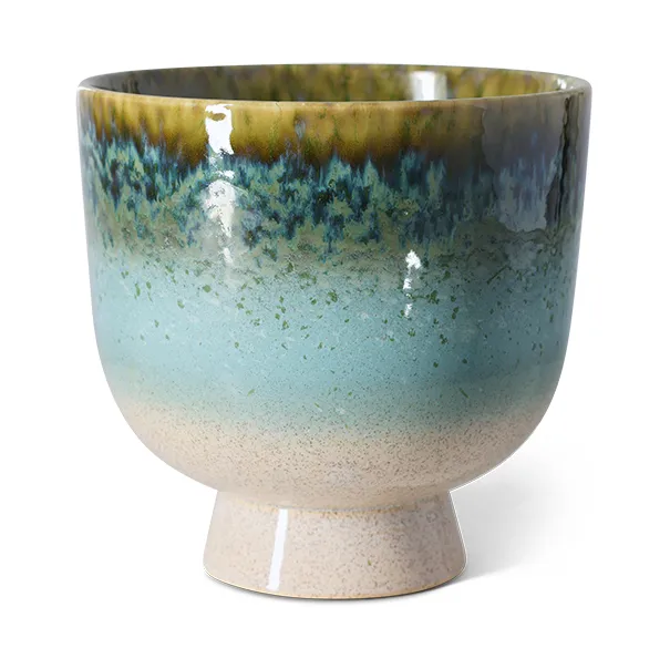 HKliving Pot de fleurs rétro Ø20,5 cm Lagoon