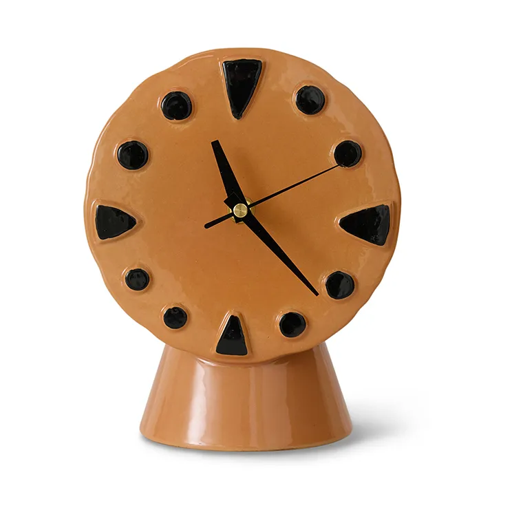 HKliving Retro keramisk ur 20,8 cm Peach