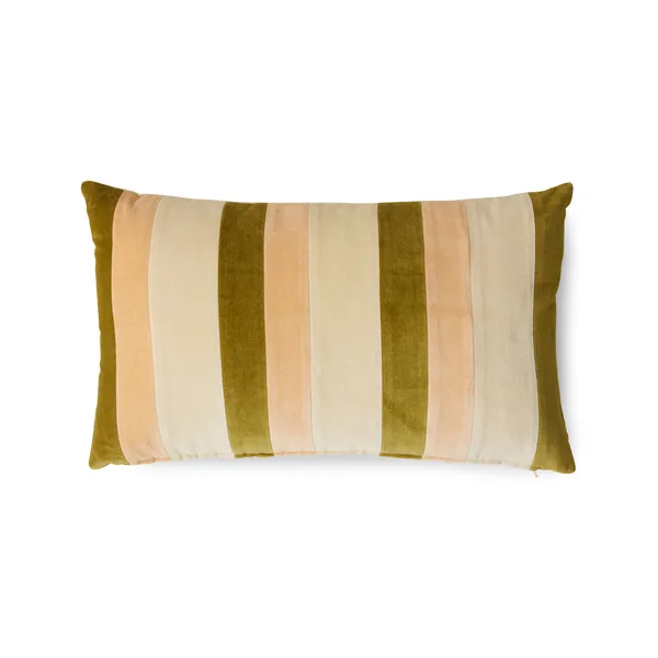 Striped kudde sammet 60x35 cm, Fields