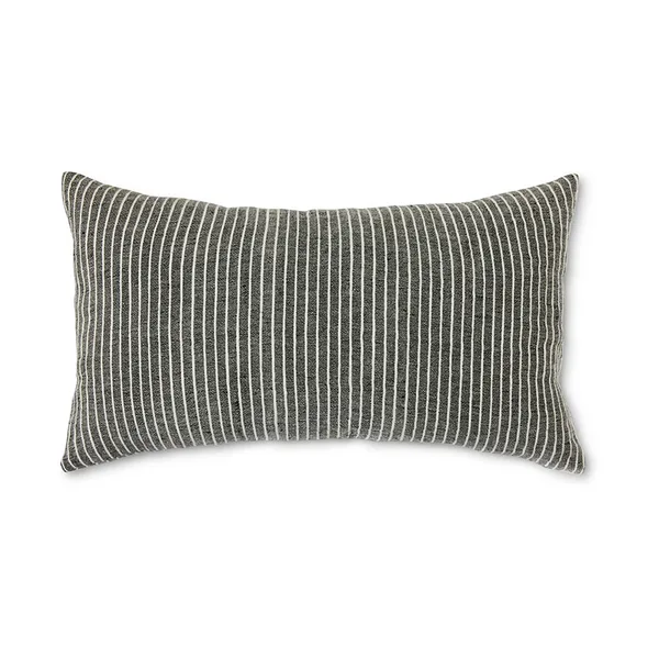 Striped monochrome kudde 40x70 cm