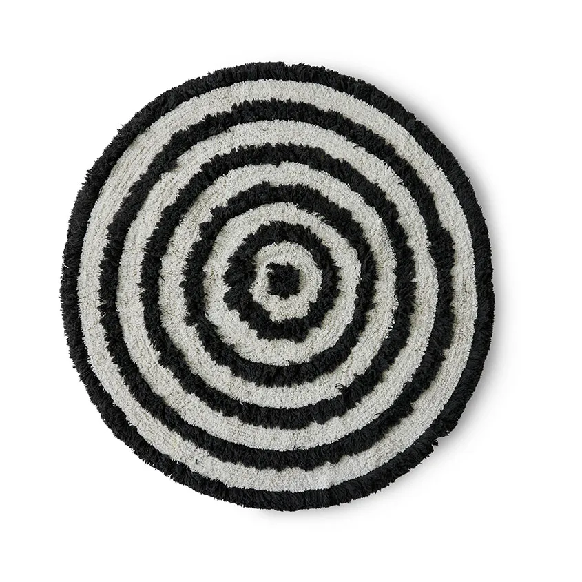 HKliving Tapis de bain HK Living Ø Monochrome