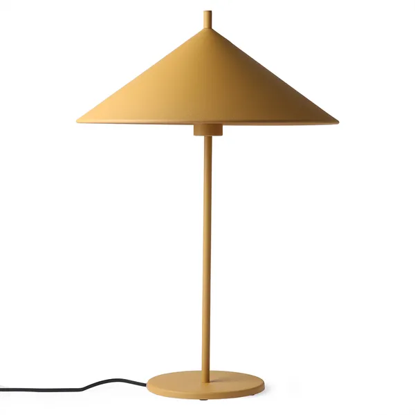 Triangle bordslampa L, Matt ochre