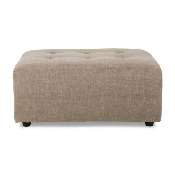 Vint soffmodul fotpall 94x43 cm, Taupe