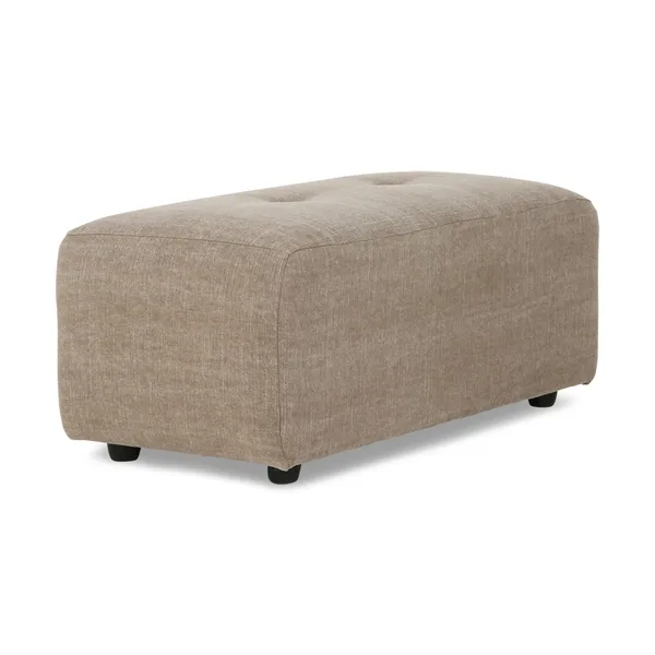 Vint soffmodul fotpall S 47x43 cm, Taupe