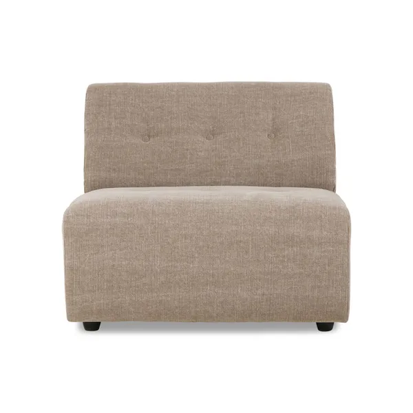 Vint soffmodul Mittdel 87x74 cm, Taupe
