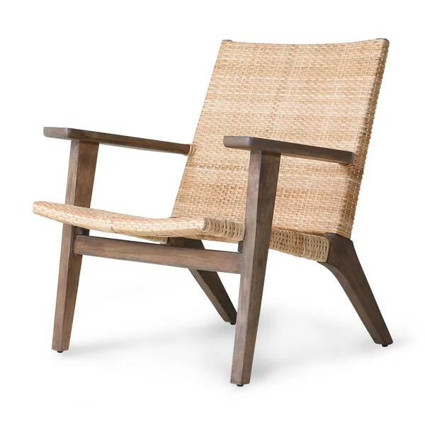Woven loungestol 76,5x72,5 cm