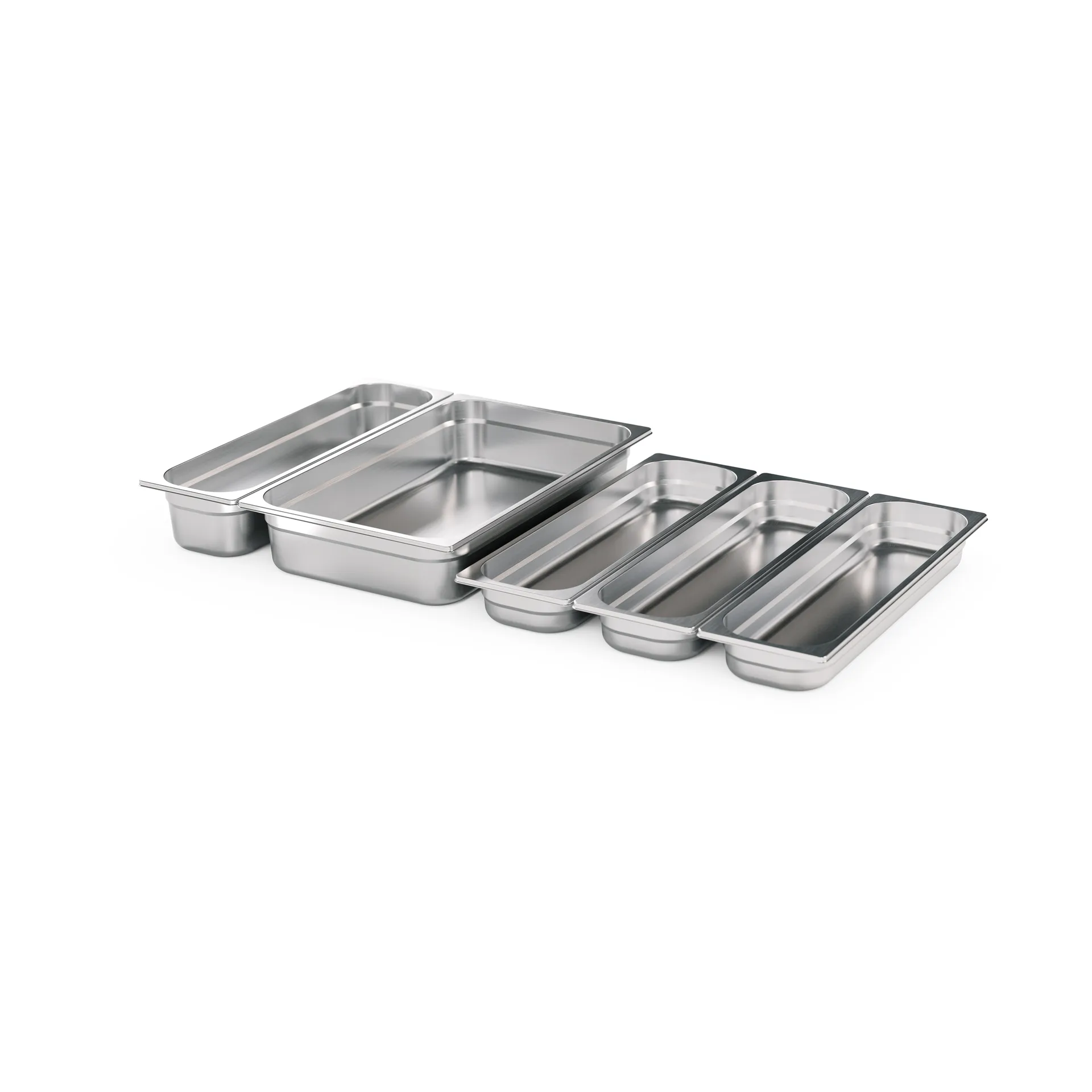 Höfats Boîtes de rangement FIRE KITCHEN Acier inoxydable, 5 pièces
