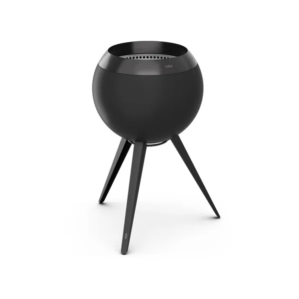 MOON 45 eldstad, All black, högt stativ